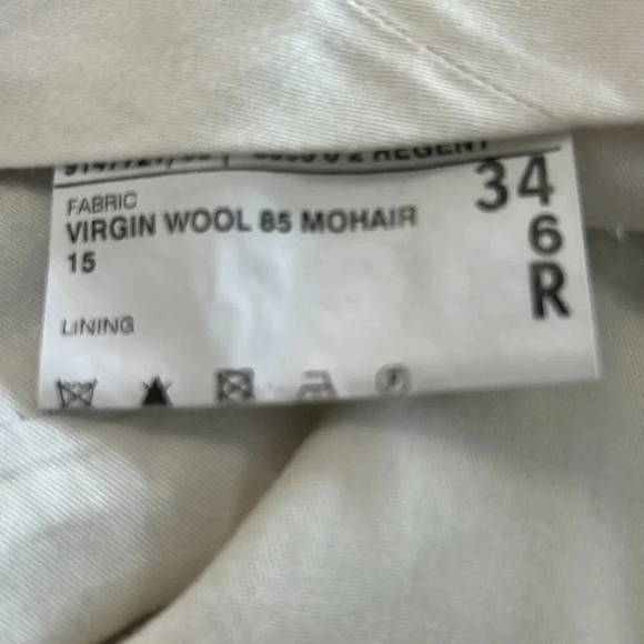 Polo Ralph Lauren Men’s Brown Plaid Mohair Wool Blend Slacks Size 34 Waist - Picture 2 of 7